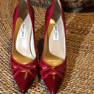 Jimmy Choo red heels